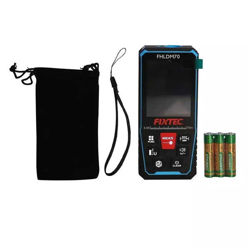 Le télémètre FIXTEC 70m : Mesurez distances, surfaces et volumes en un clic.